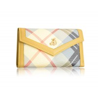 Korean Style Women's Wallet With Color Matching and PU Leather Design